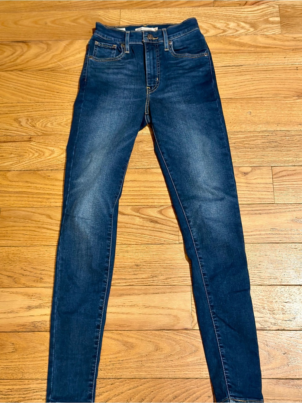 Mile high SuperSkinny Jeans in Dark Blue Wash - WomenLevis premium size 25 waist